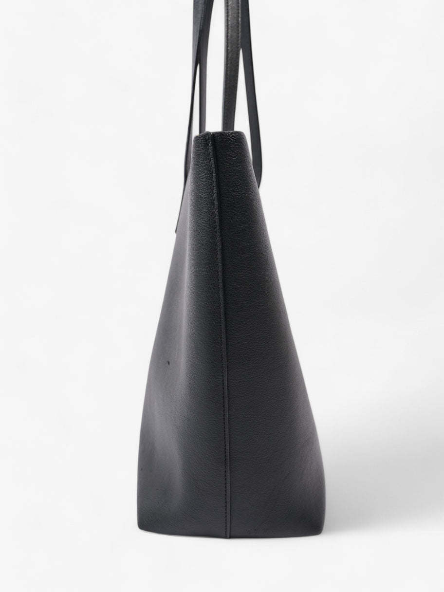 Saint Laurent Shopper Tote Black Leather Image 4