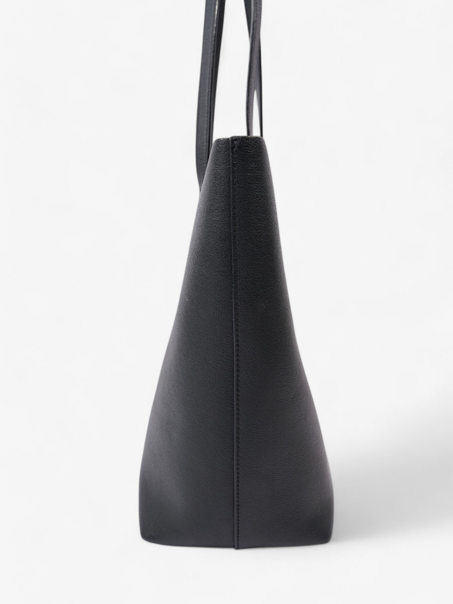 Saint Laurent Shopper Tote Black Leather Image 6