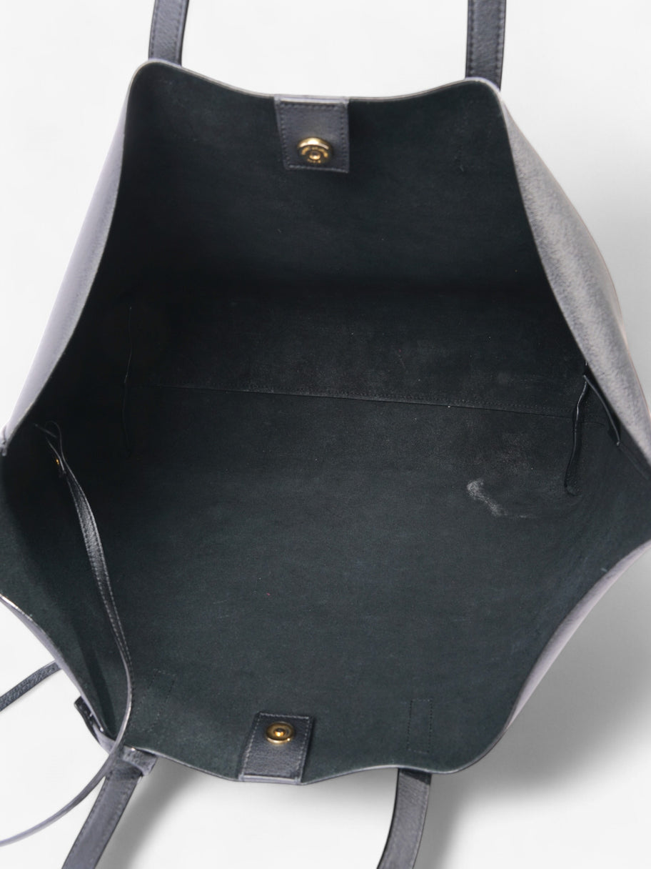 Saint Laurent Shopper Tote Black Leather Image 10