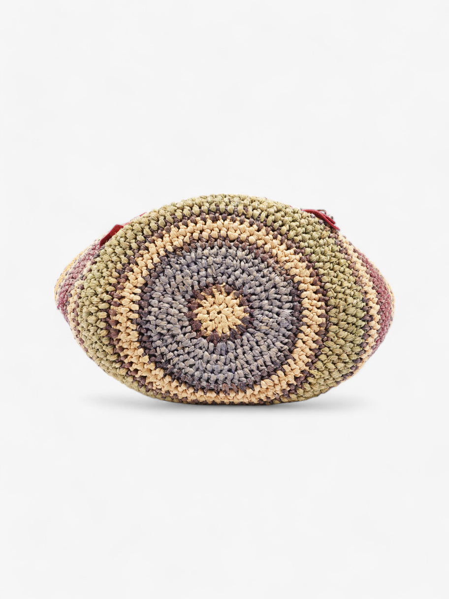 Balenciaga Vintage City Rainbow Basket Bag Multicolour Raffia Image 7