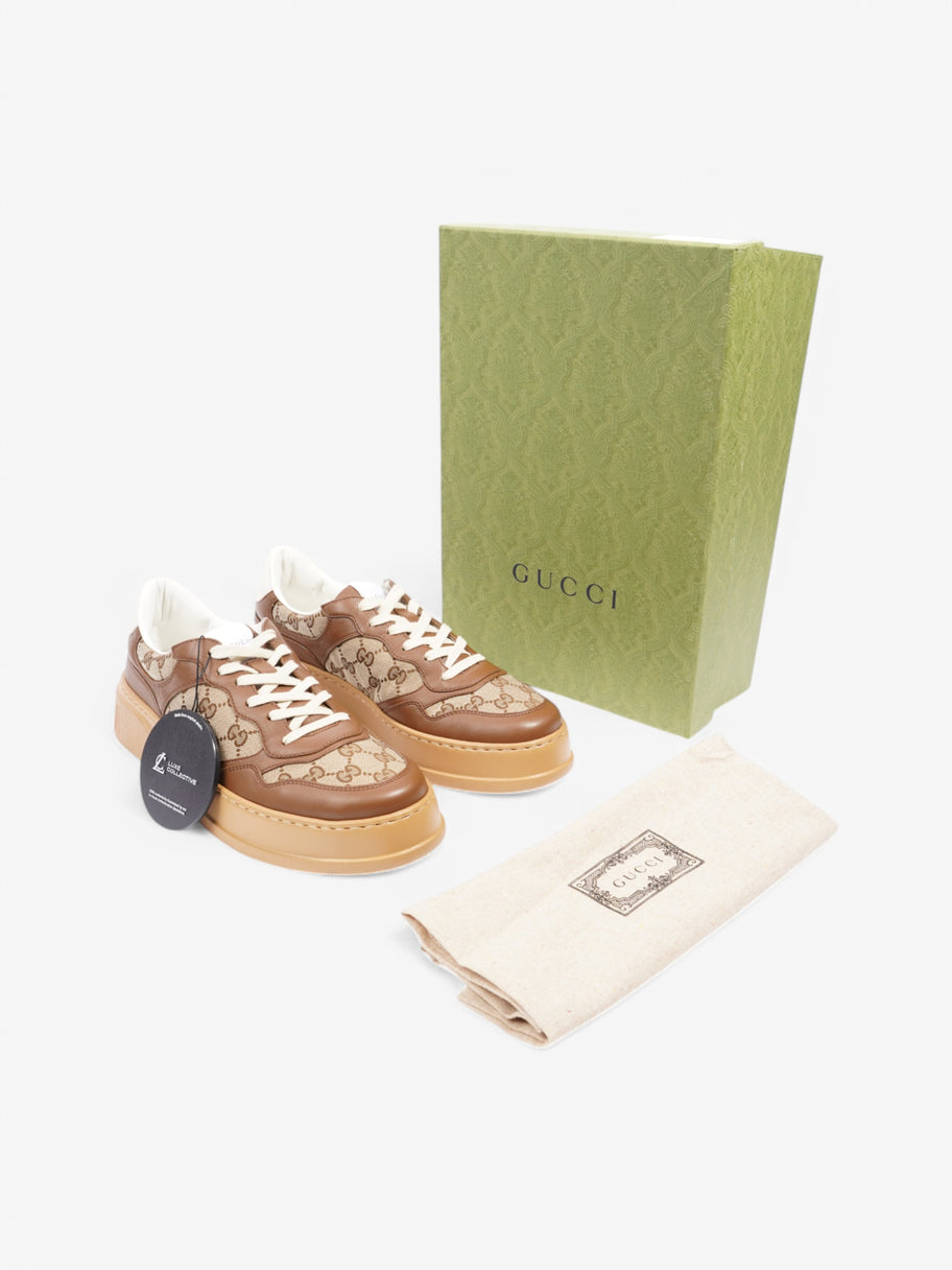 Gucci GG Chunky Sneakers Brown / Beige  Canvas EU 43 UK 9 Image 10