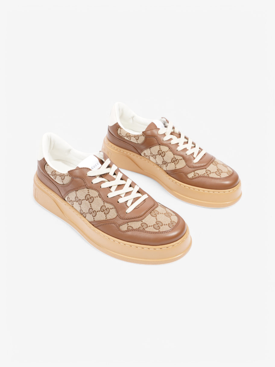 Gucci GG Chunky Sneakers Brown / Beige  Canvas EU 43 UK 9 Image 2