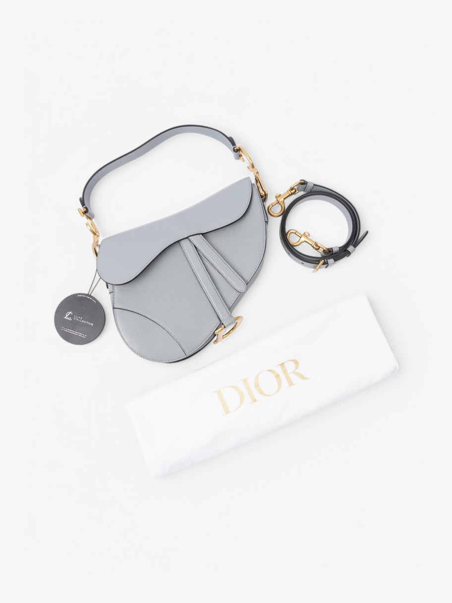 Christian Dior Saddle Blue Leather 25.5 x 20 x 6.5 cm Image 10