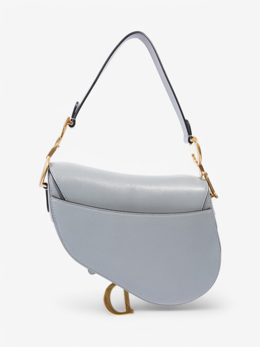 Christian Dior Saddle Blue Leather 25.5 x 20 x 6.5 cm Image 4