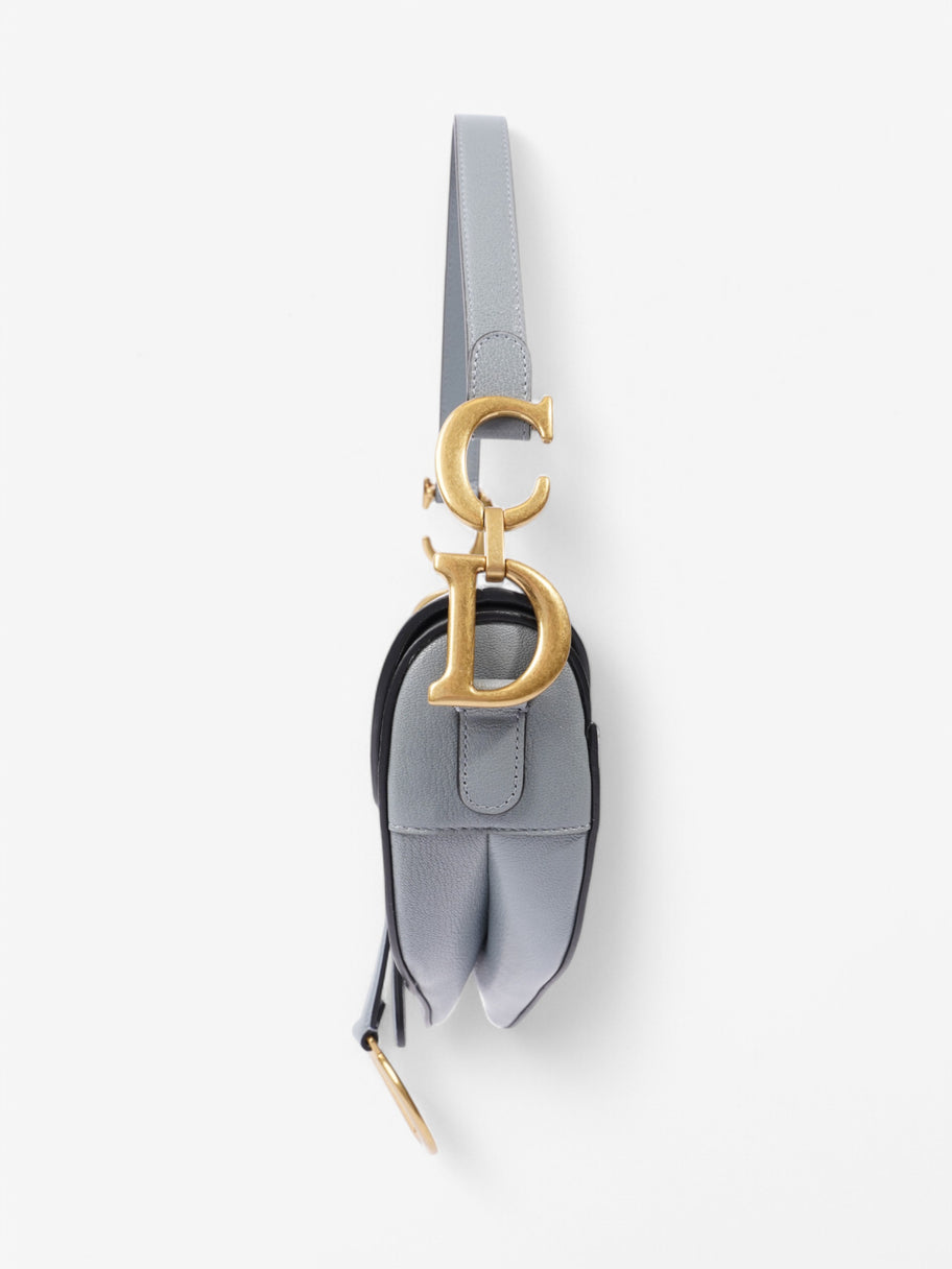 Christian Dior Saddle Blue Leather 25.5 x 20 x 6.5 cm Image 5
