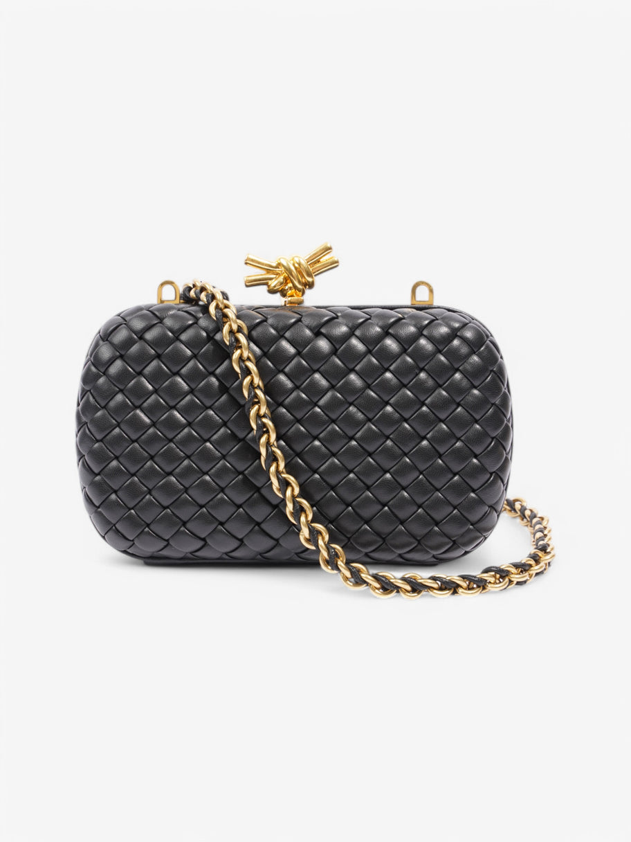 Bottega Veneta Knot clutch Black Leather Small Image 1