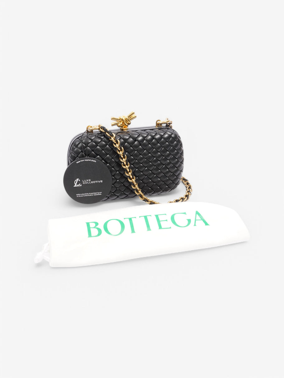 Bottega Veneta Knot clutch Black Leather Small Image 10