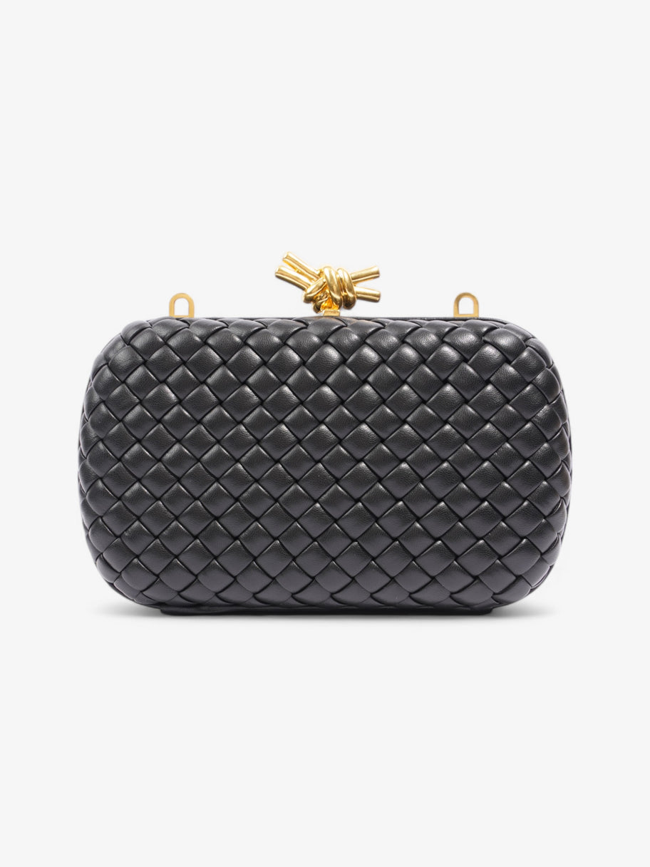 Bottega Veneta Knot clutch Black Leather Small Image 4