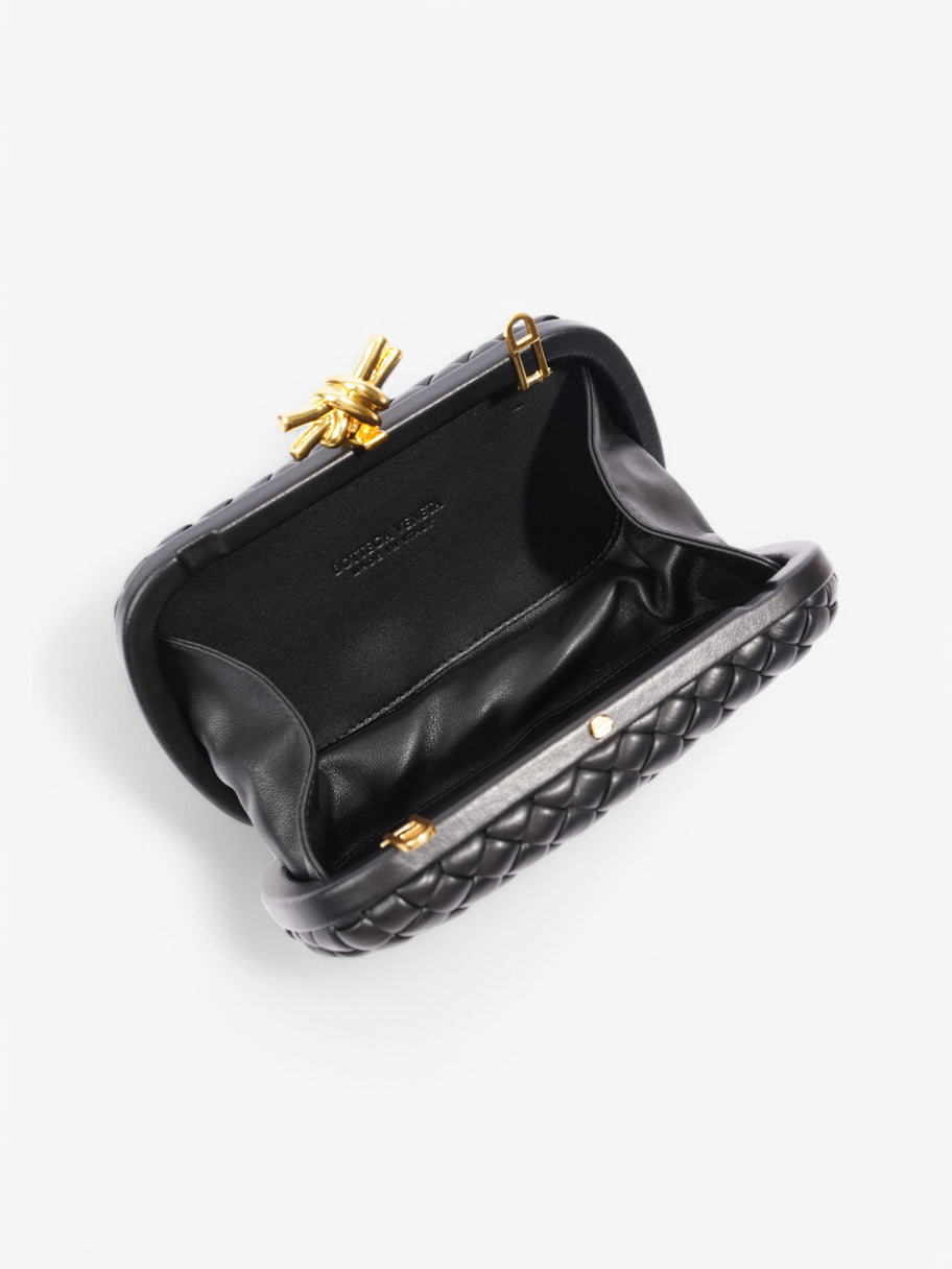 Bottega Veneta Knot clutch Black Leather Small Image 9