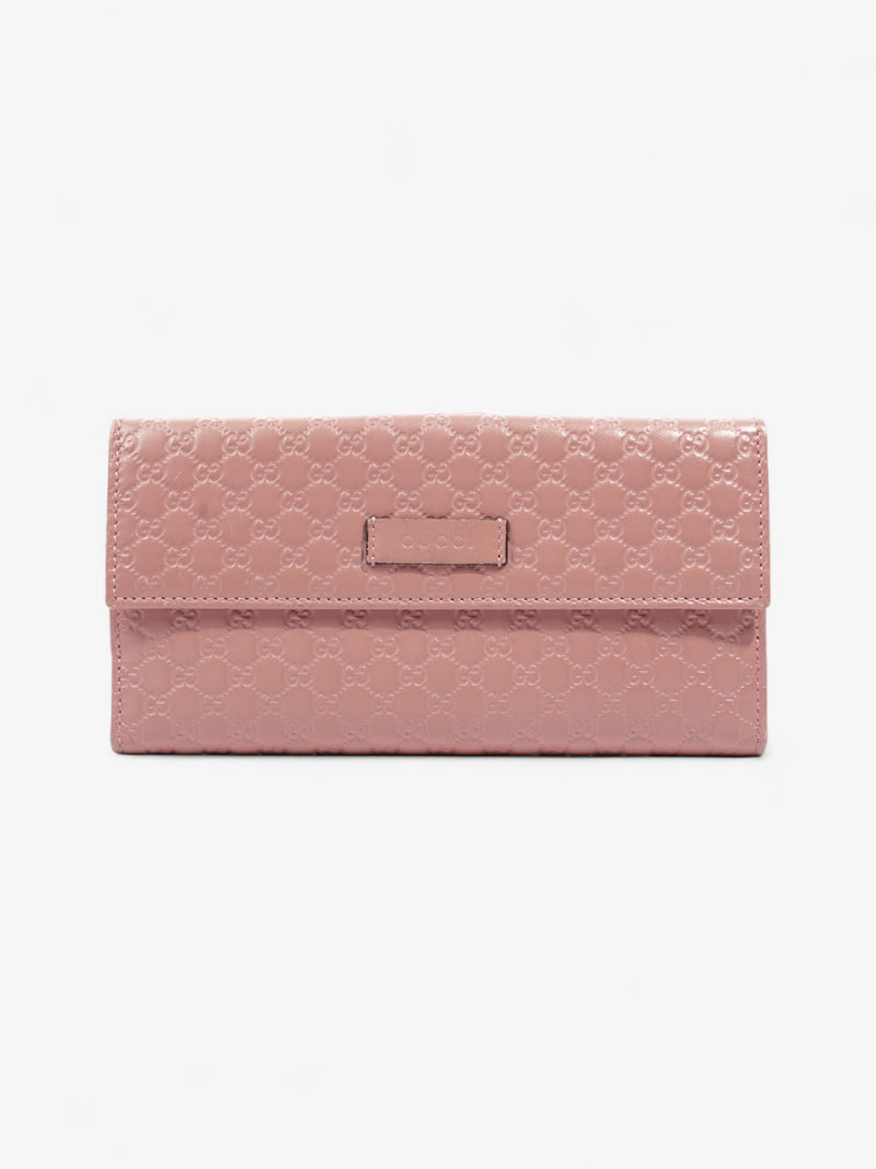  Gucci Long Wallet Pink Leather