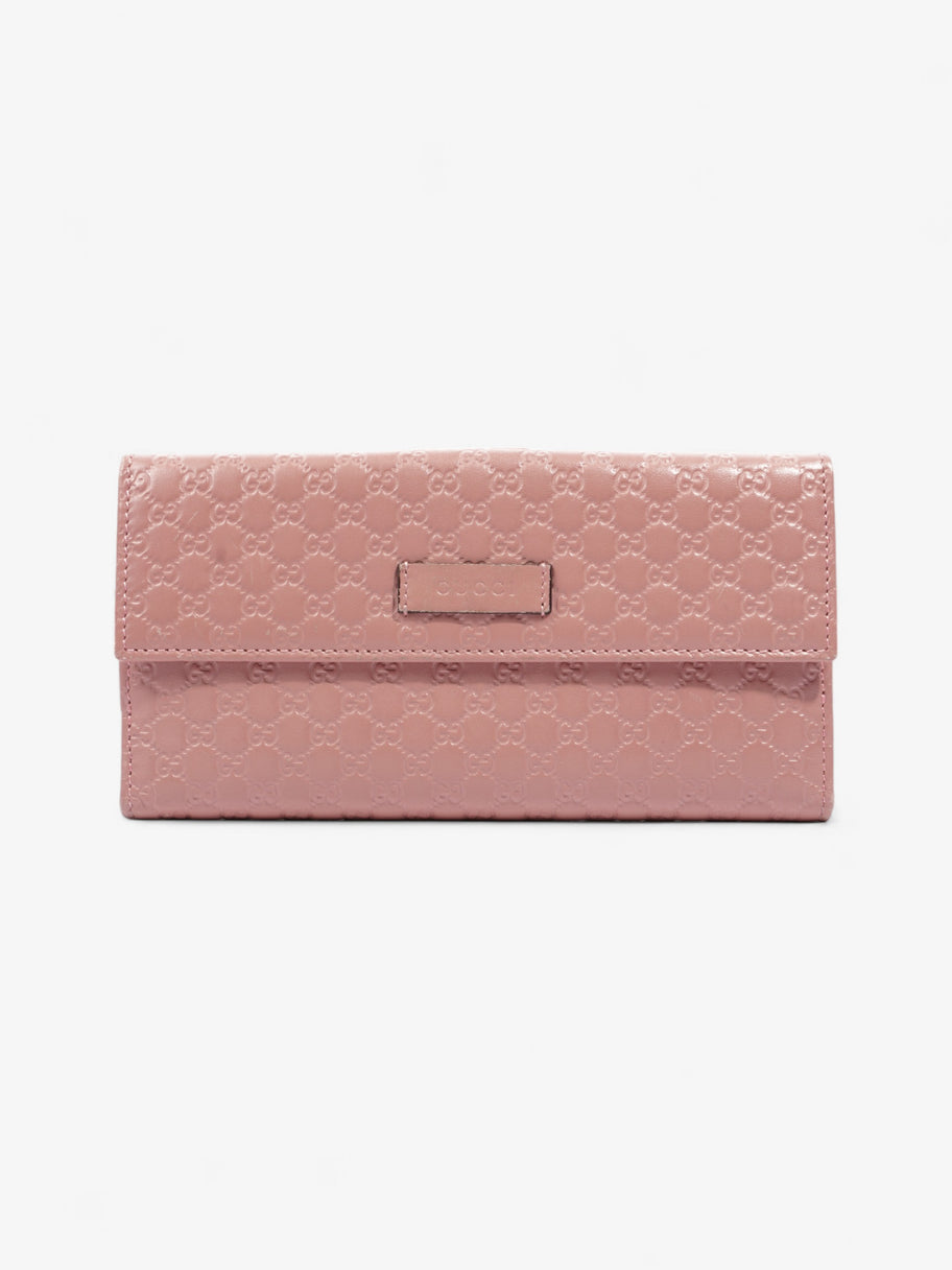 Gucci Long Wallet Pink Leather Image 1