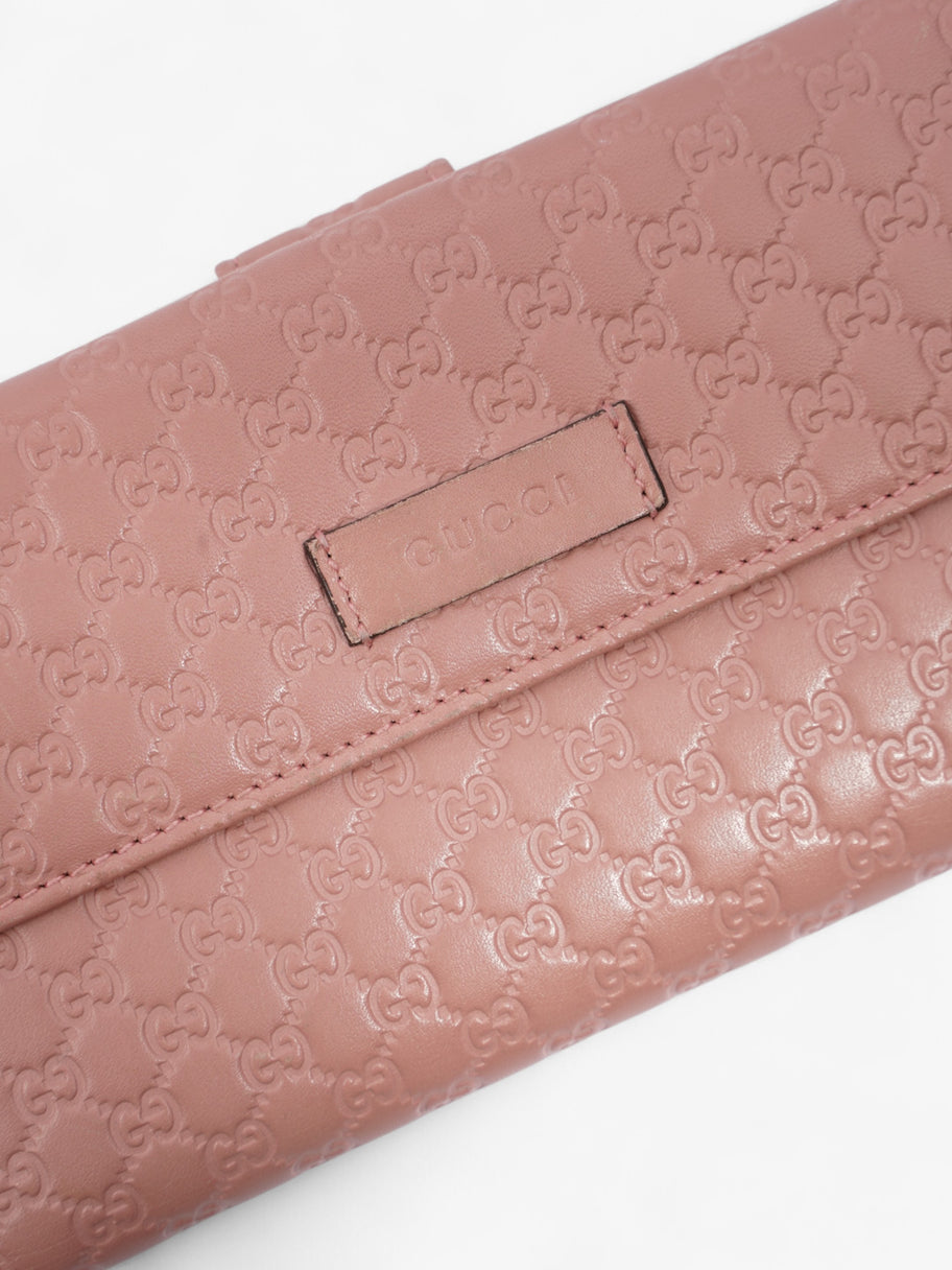 Gucci Long Wallet Pink Leather Image 3