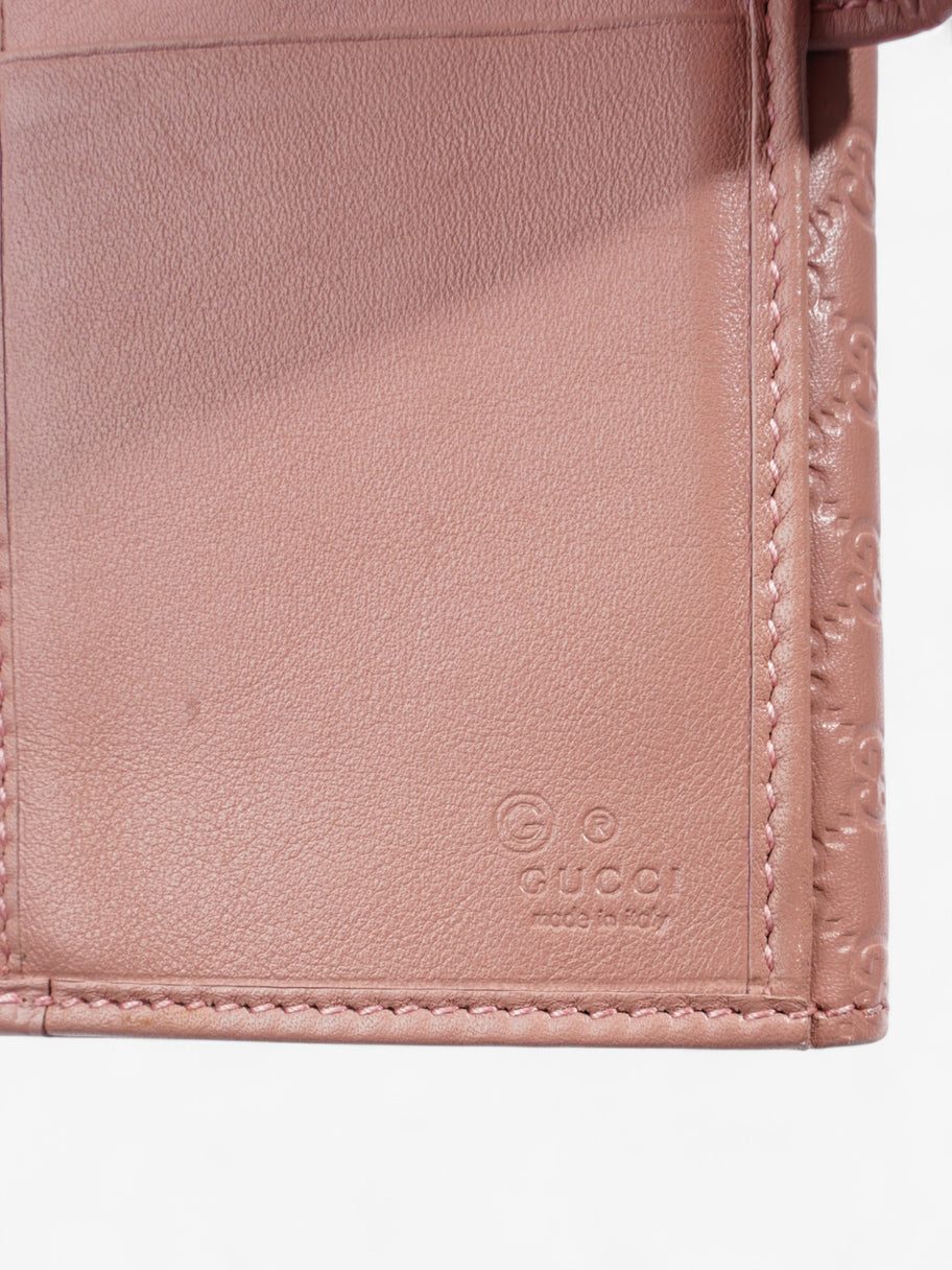 Gucci Long Wallet Pink Leather Image 5