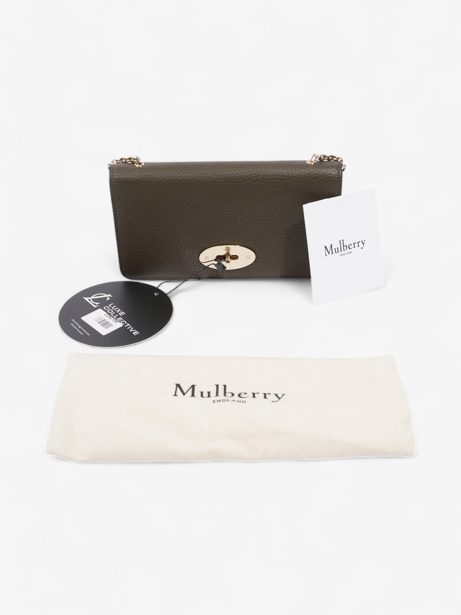 Mulberry Mulberry Bayswater clutch in colour dark Palm green Image 9