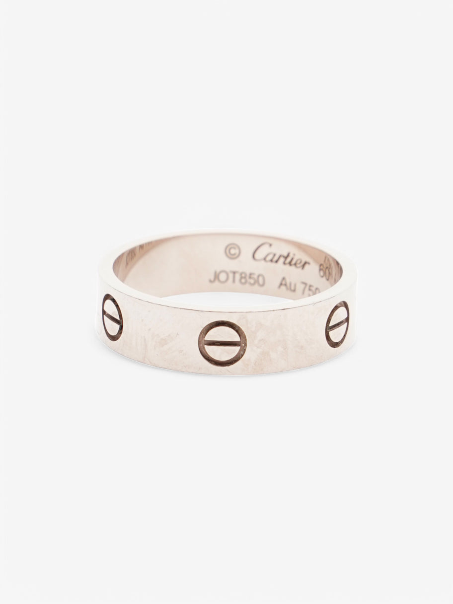 Cartier Love Ring Silver White Gold 60 Image 1