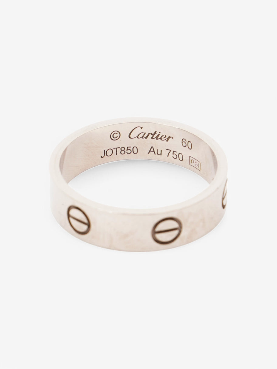 Cartier Love Ring Silver White Gold 60 Image 2