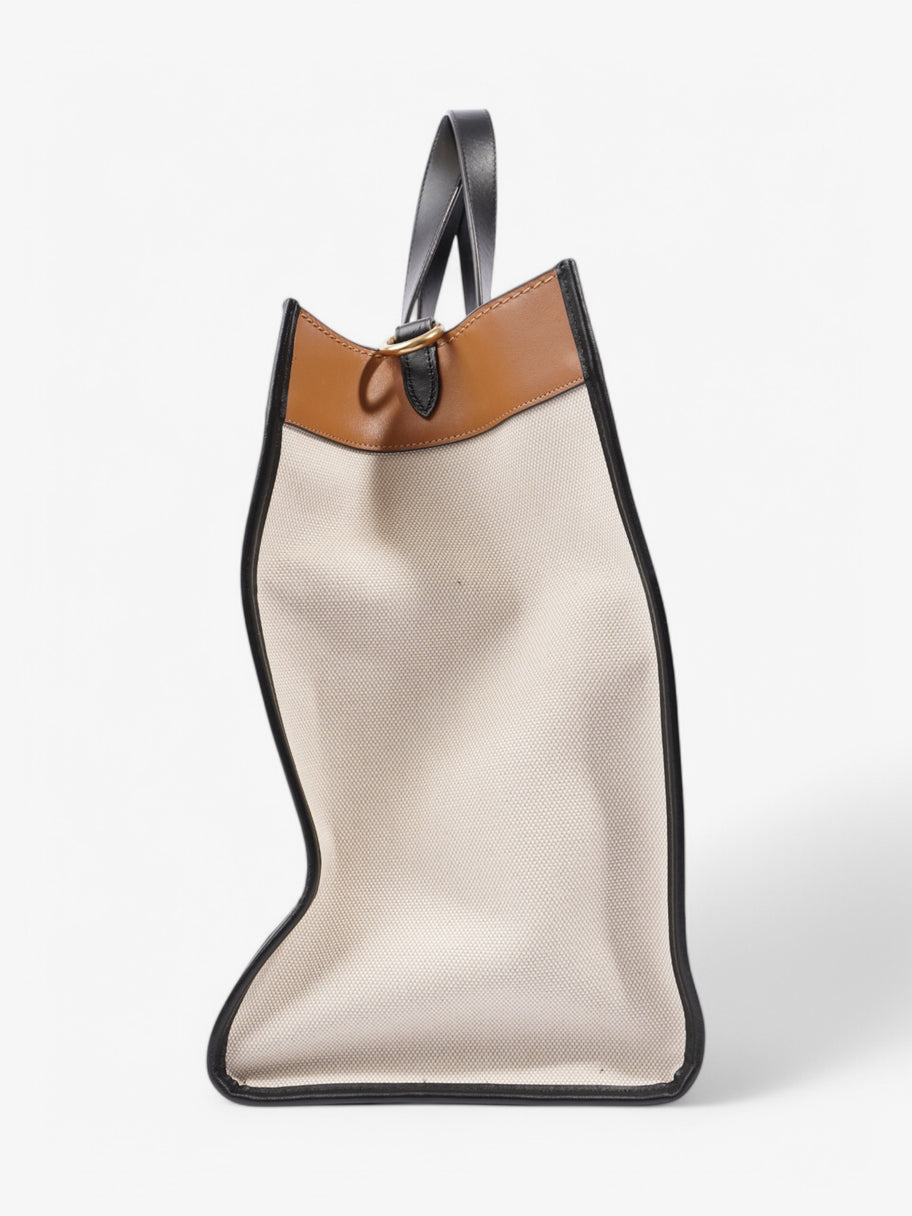 Coach Field Tote 40 Beige  / Brown / Black Canvas 40 Image 5