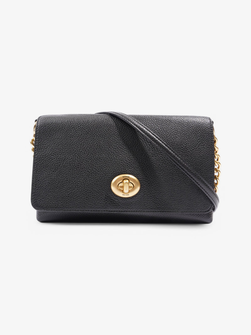  Coach Cross Body Black Leather