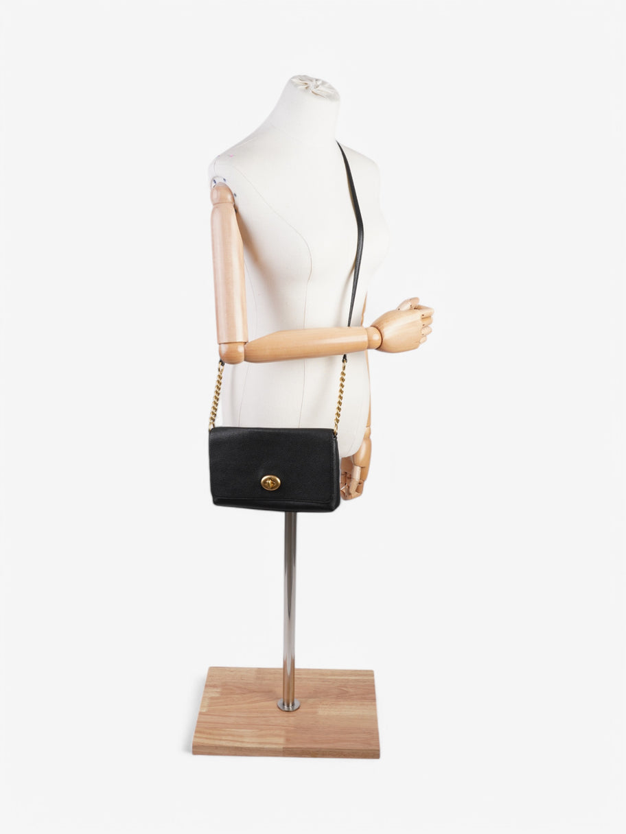 Coach Cross Body Black Leather Image 2