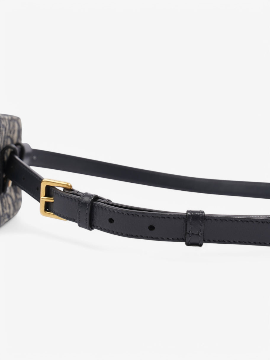 Christian Dior Trotter Belt Bag Blue Oblique Canvas Mini Image 4