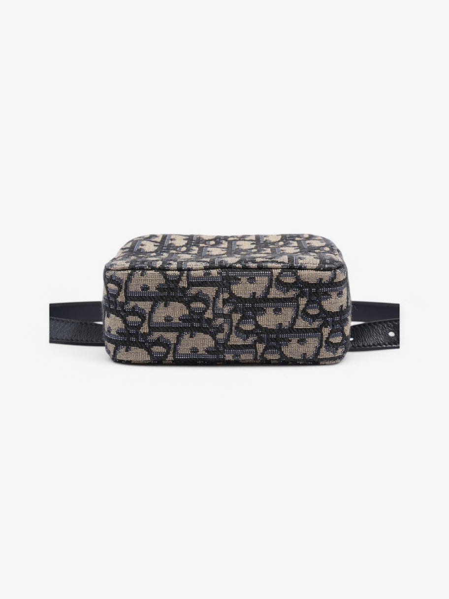 Christian Dior Trotter Belt Bag Blue Oblique Canvas Mini Image 7