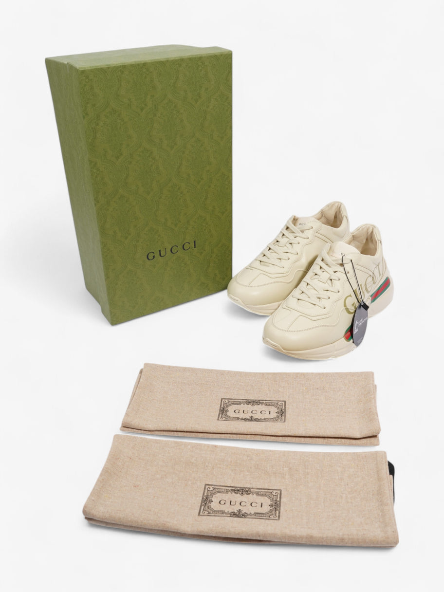 Gucci Rhyton Sneakers Cream / Red / Green Leather EU 39.5 UK 6.5 Image 10