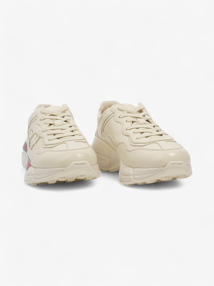 Gucci Rhyton Sneakers Cream / Red / Green Leather EU 39.5 UK 6.5 Image 2