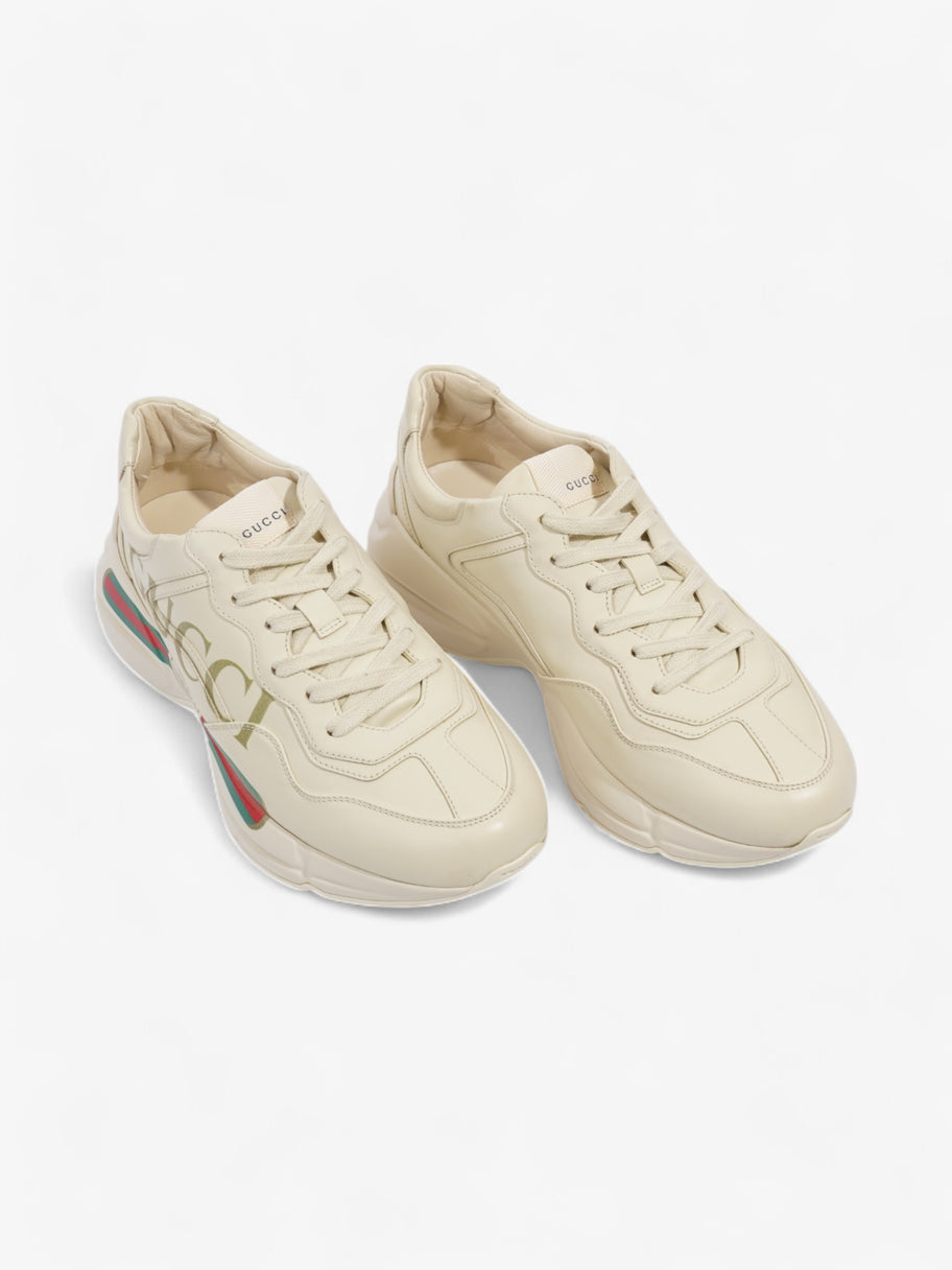 Gucci Rhyton Sneakers Cream / Red / Green Leather EU 39.5 UK 6.5 Image 8
