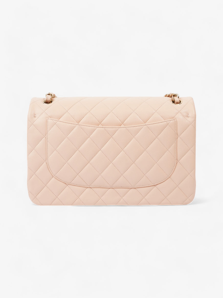 Chanel Classic Flap Nude Caviar Leather Jumbo Image 4