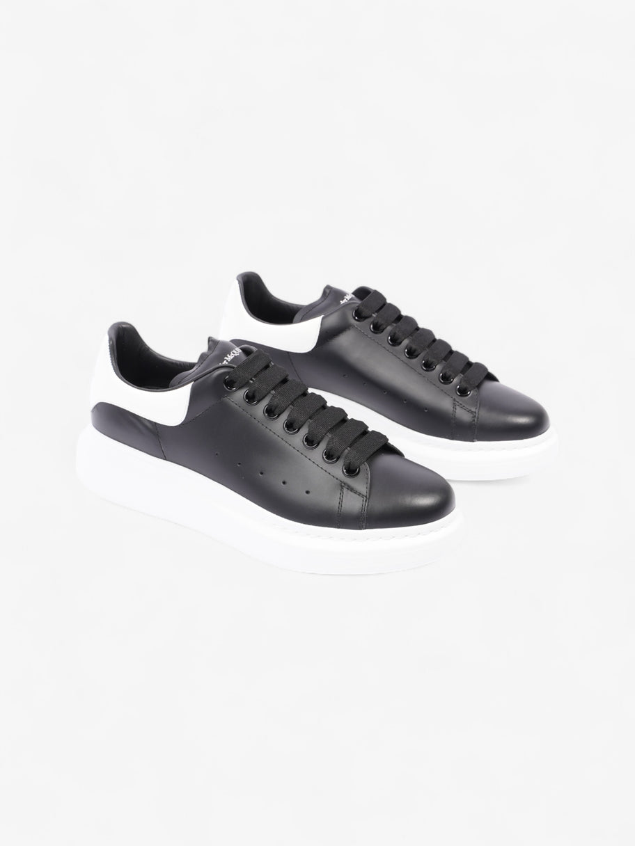 Alexander McQueen Oversized Sneakers Black / White Tab Leather EU 41 UK 8 Image 2