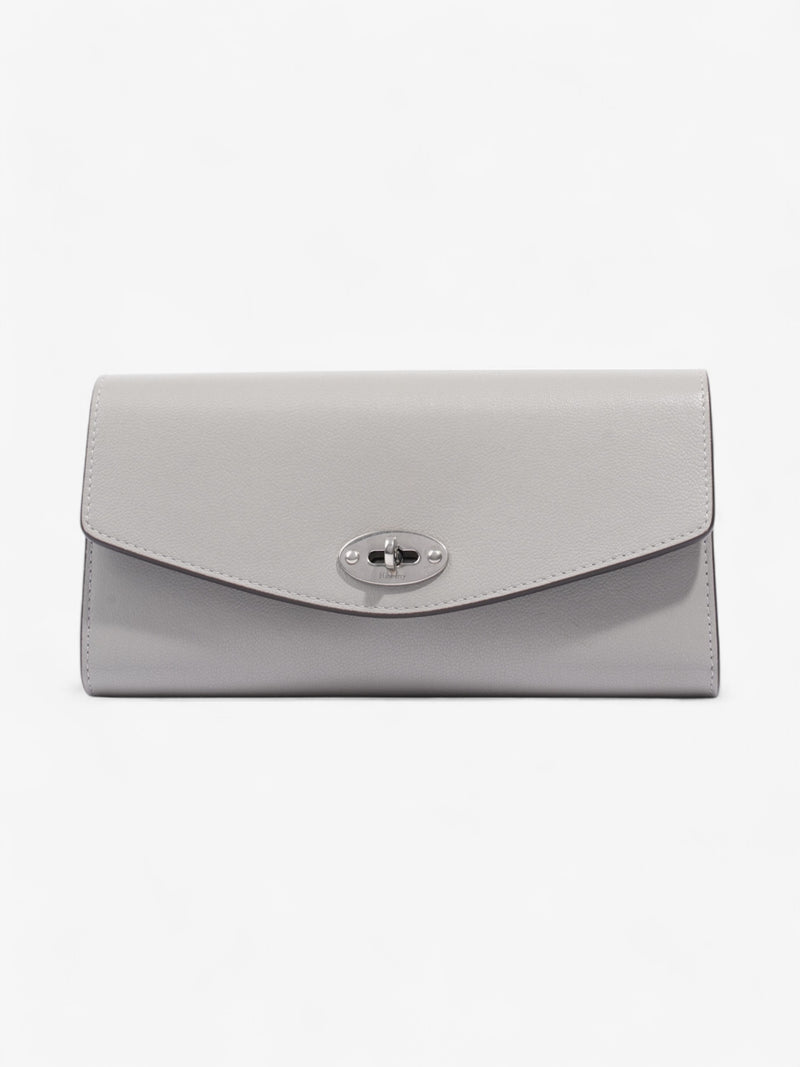  Mulberry Darley Wallet Pale Grey Grained Leather