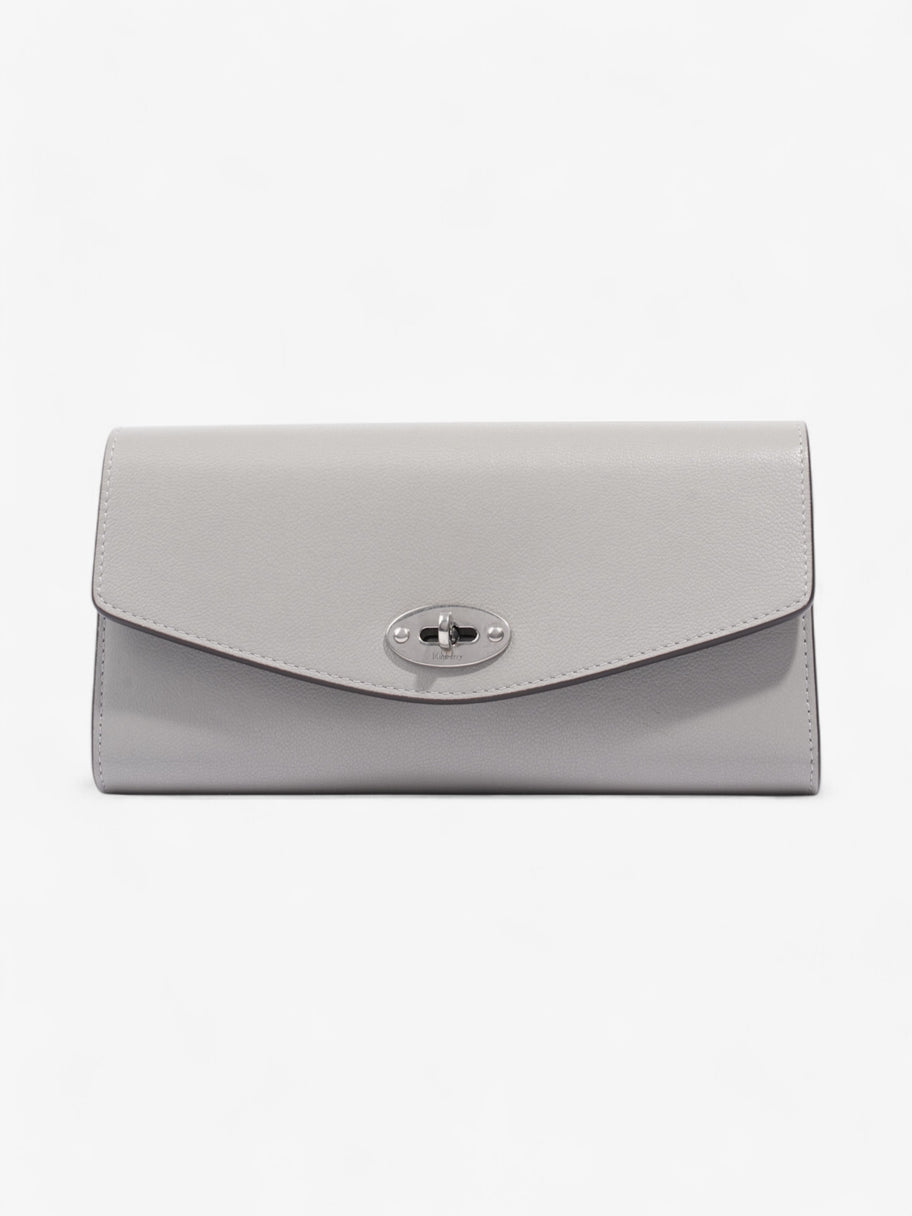 Mulberry Darley Wallet Pale Grey Grained Leather Image 1