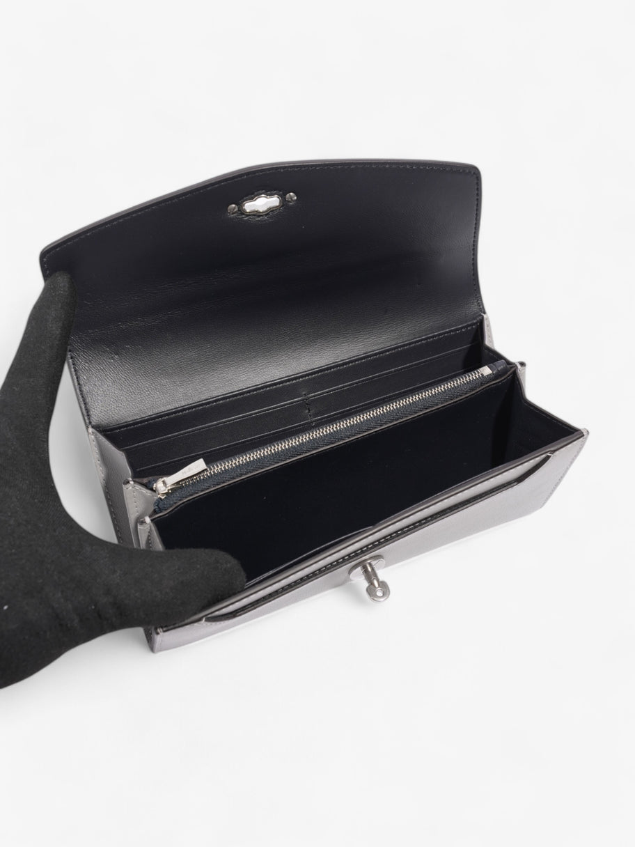Mulberry Darley Wallet Pale Grey Grained Leather Image 6