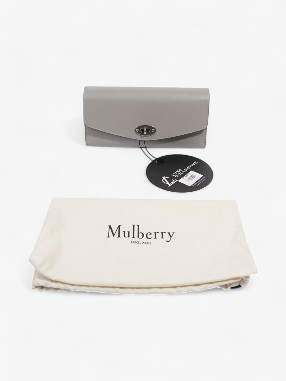 Mulberry Darley Wallet Pale Grey Grained Leather Image 9