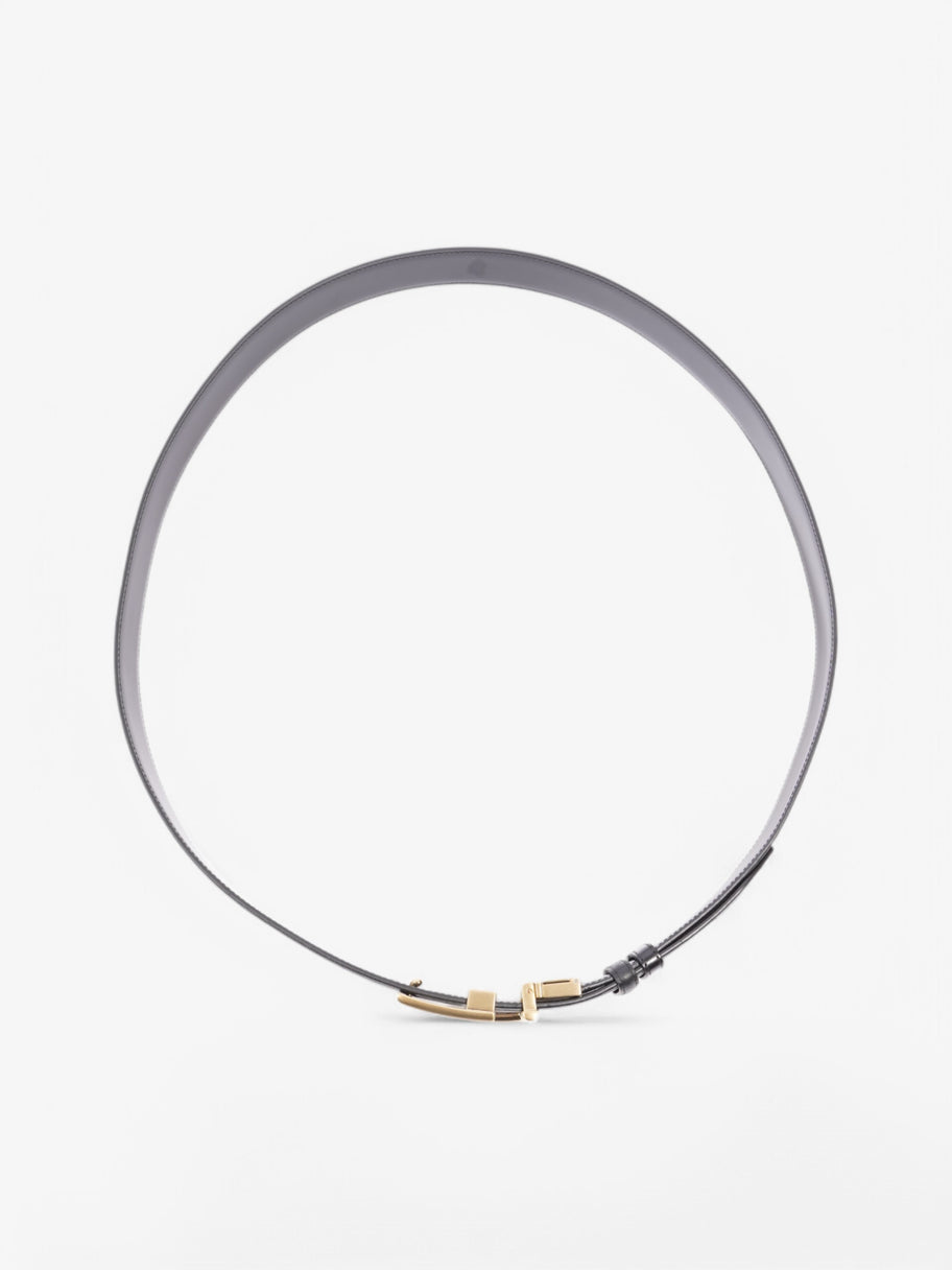 Fendi FF Reversible Belt Black / Gold Leather 139cm Image 3