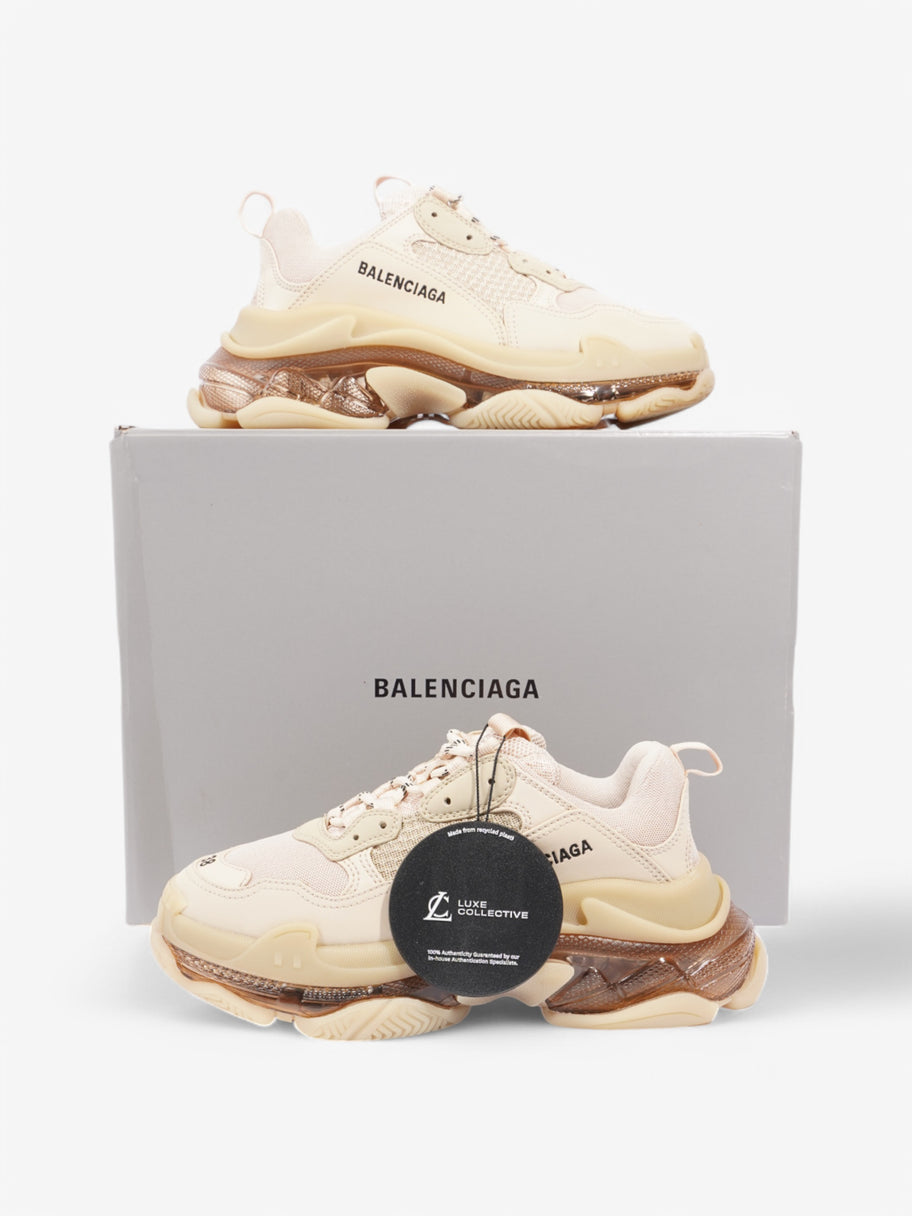 Balenciaga Triple S Clear Sole Beige  Mesh EU 38 UK 5 Image 10