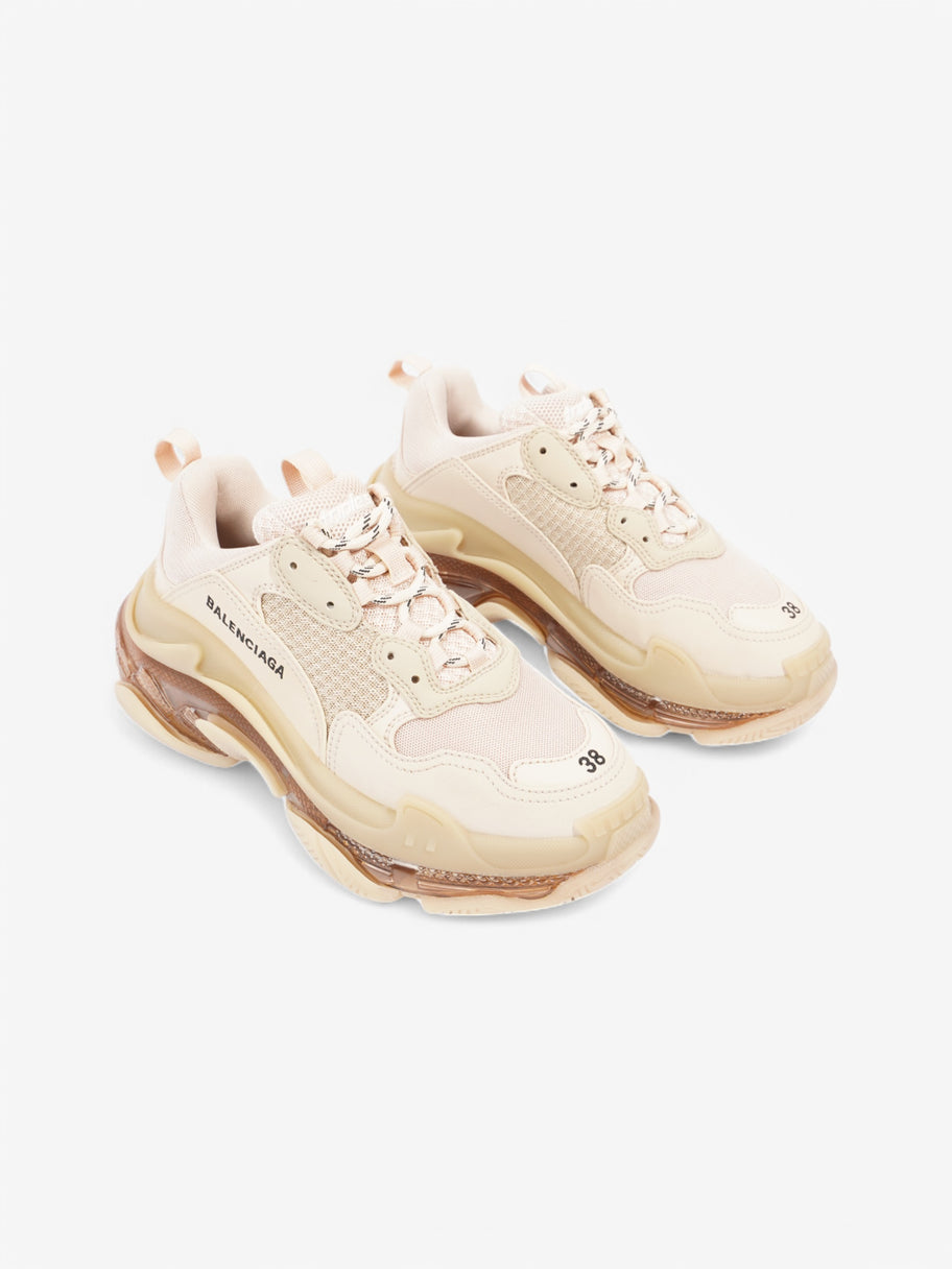 Balenciaga Triple S Clear Sole Beige  Mesh EU 38 UK 5 Image 2