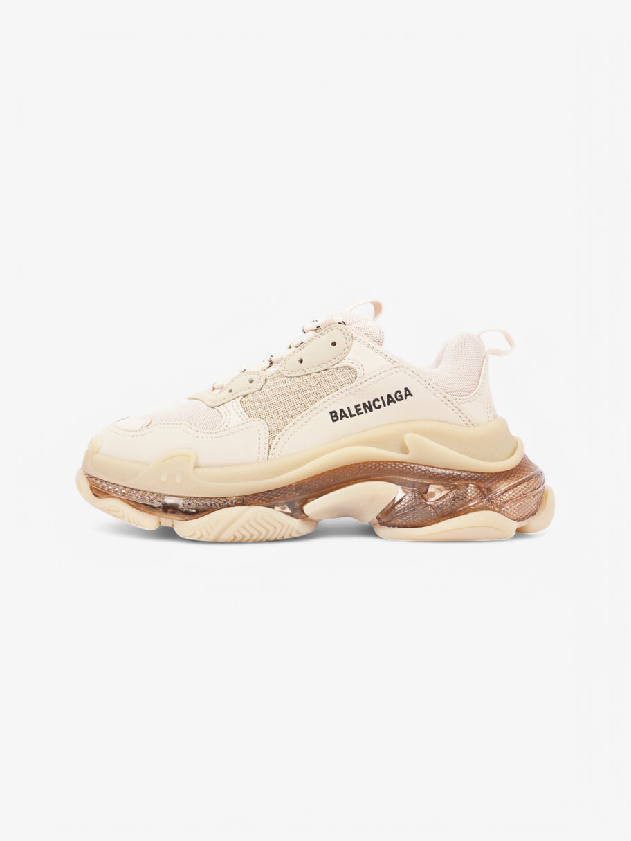 Balenciaga Triple S Clear Sole Beige  Mesh EU 38 UK 5 Image 5