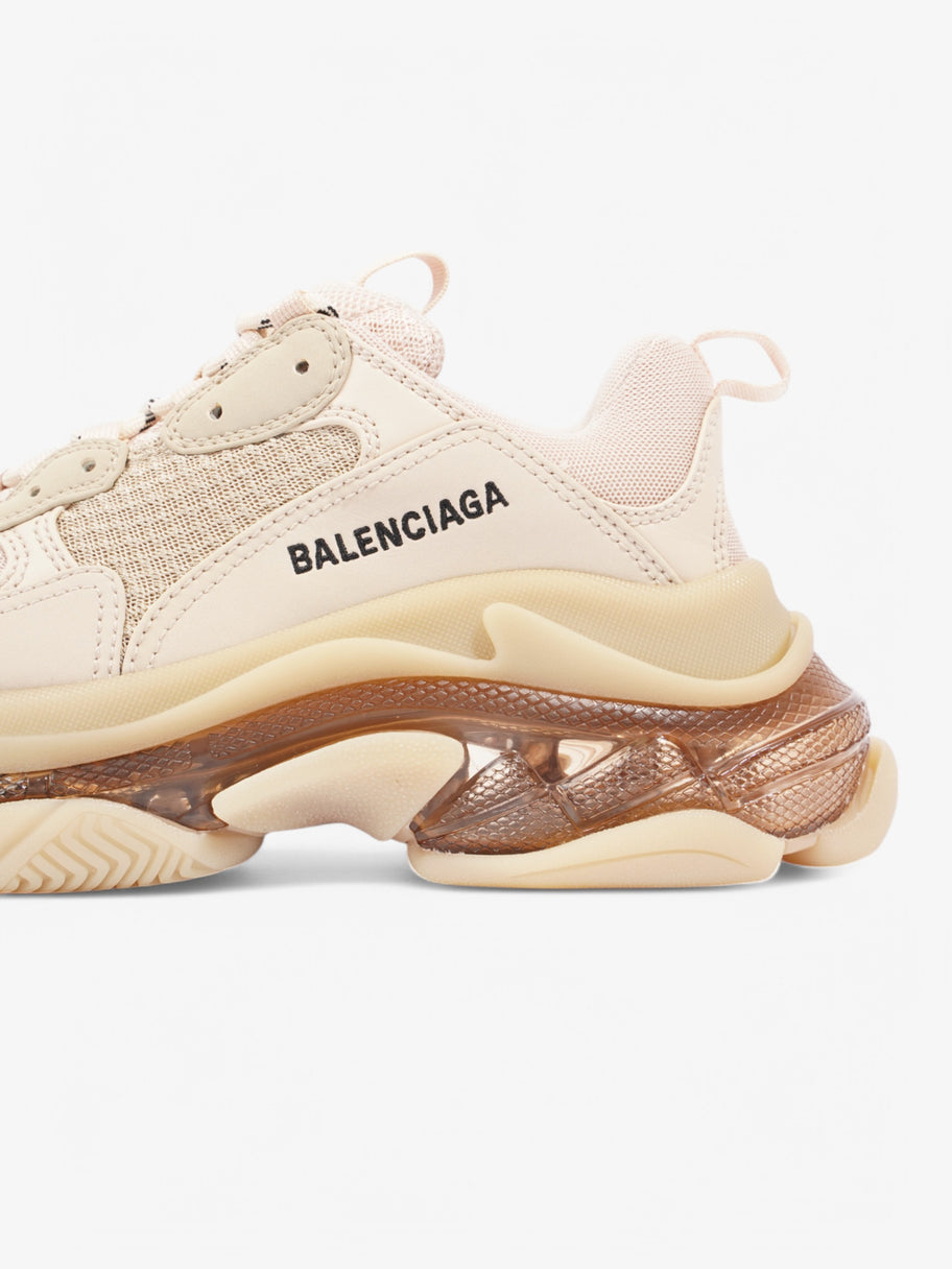 Balenciaga Triple S Clear Sole Beige  Mesh EU 38 UK 5 Image 9
