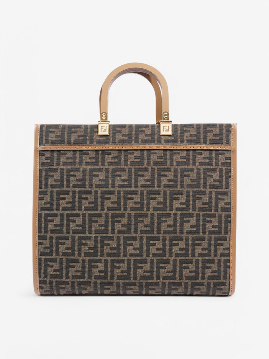 Fendi Sunshine Tote Zucca Canvas Image 4