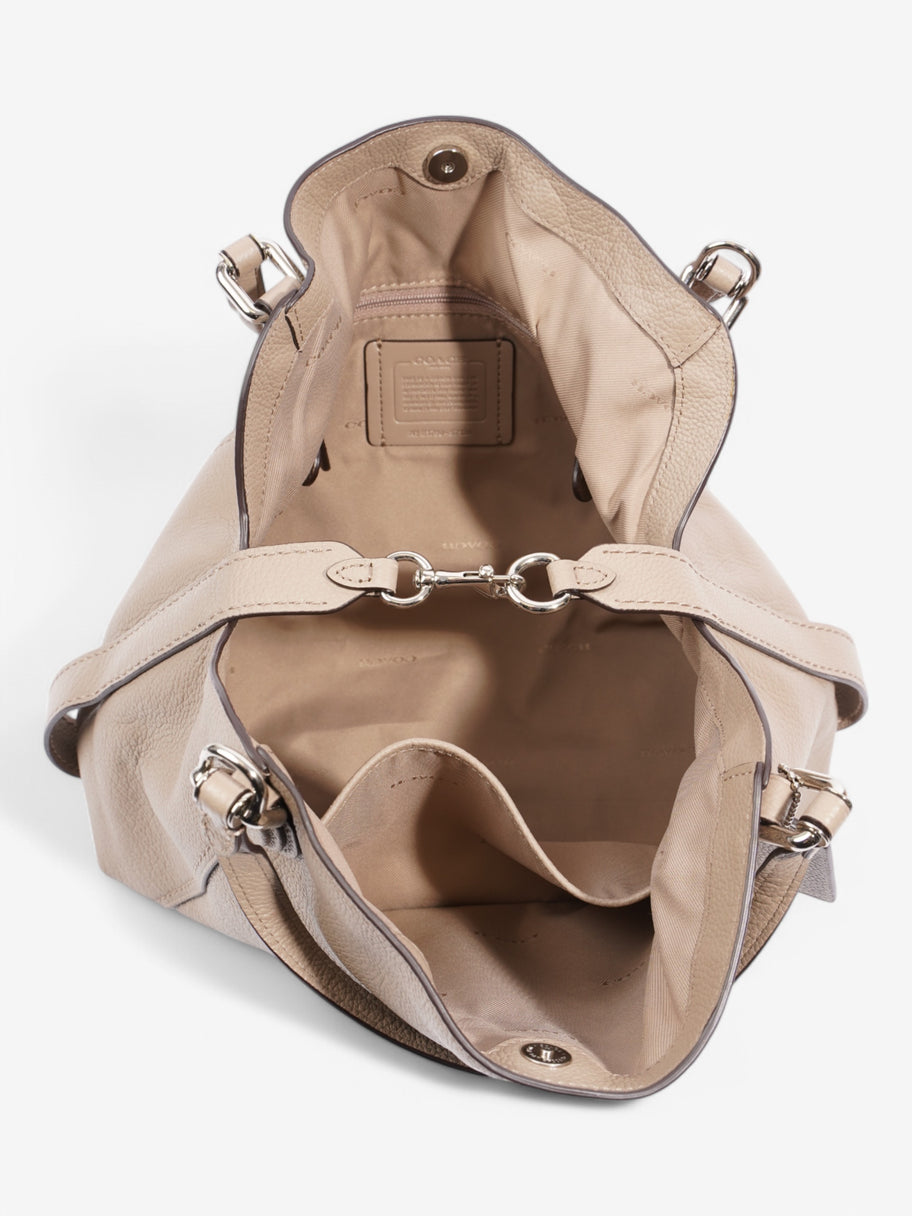 Coach Shoulder Bag Beige Leather One SIze Image 9