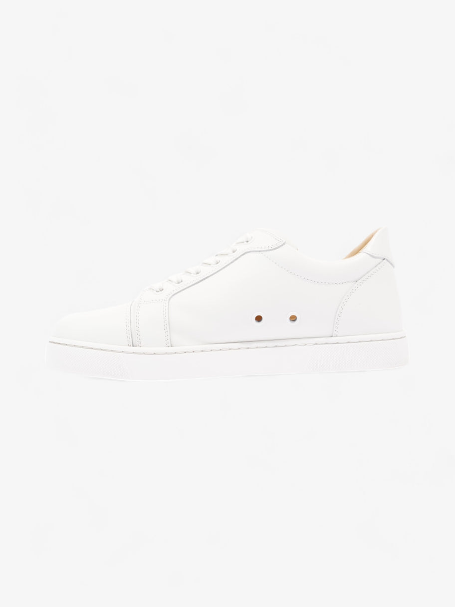 Christian Louboutin Vieira Flat White Calfskin Leather EU 37.5 UK 4.5 Image 3