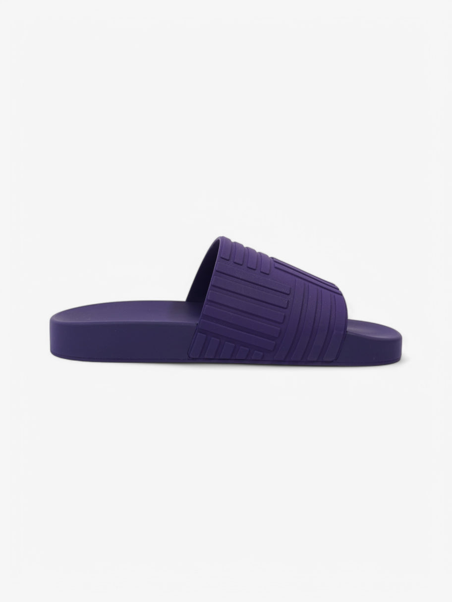 Bottega Veneta Intrecciato Rubber Slides Purple Rubber EU 40 UK 6 Image 4