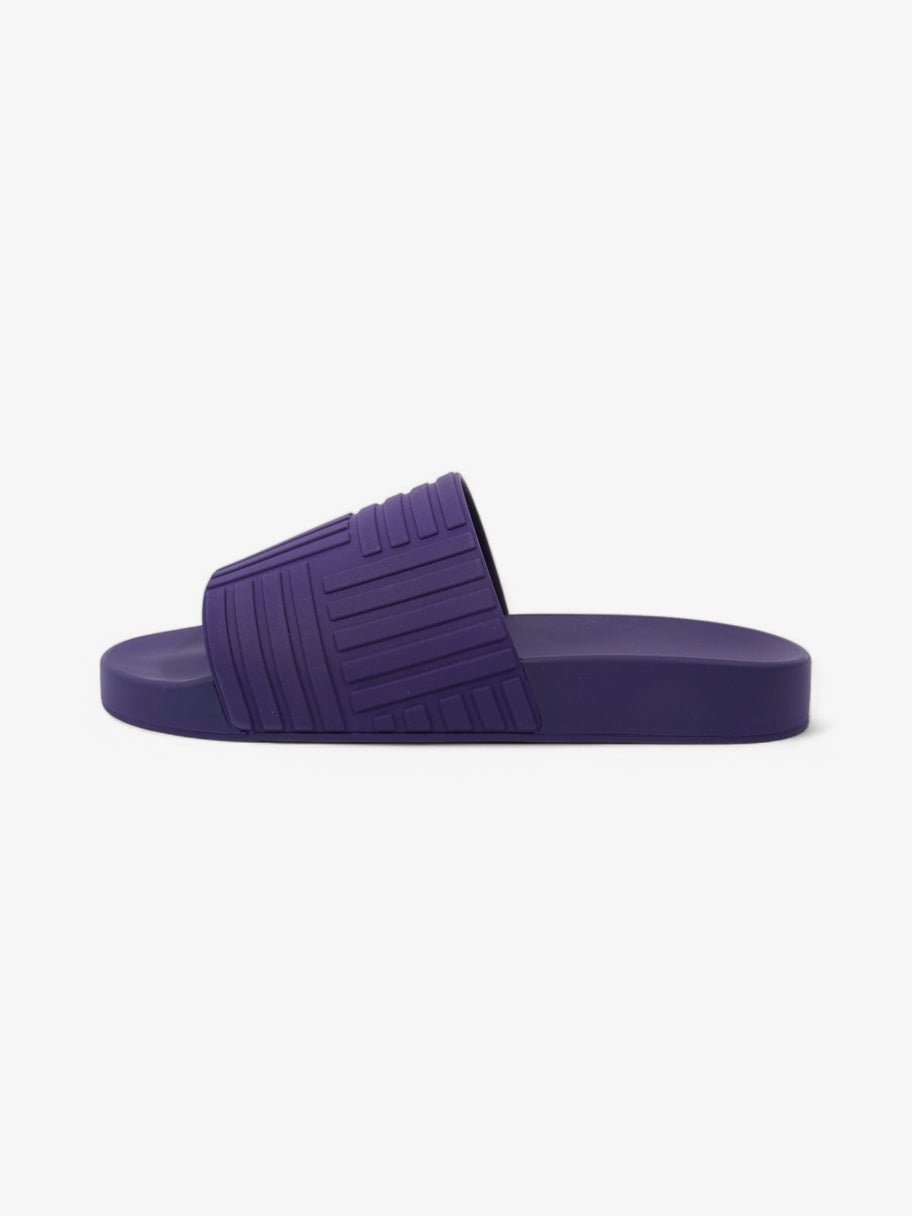 Bottega Veneta Intrecciato Rubber Slides Purple Rubber EU 40 UK 6 Image 5