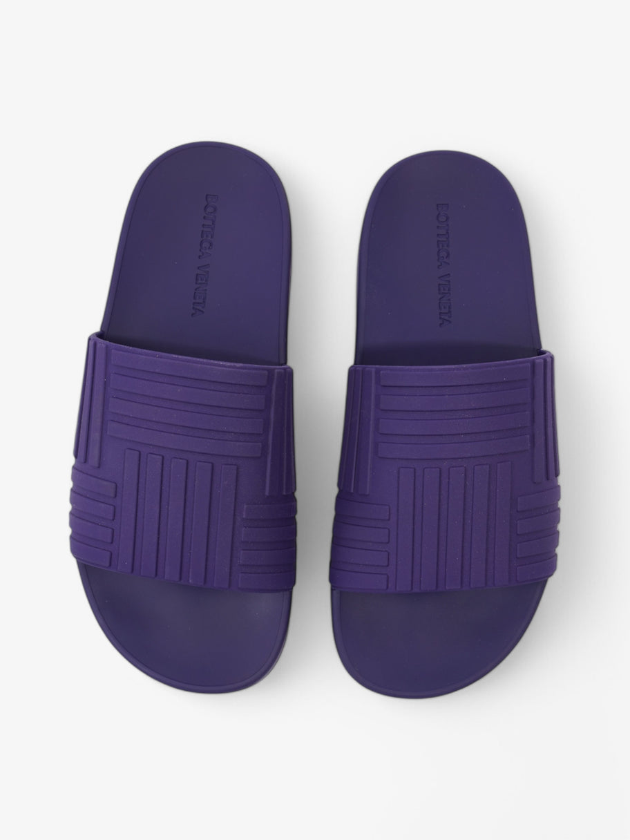 Bottega Veneta Intrecciato Rubber Slides Purple Rubber EU 40 UK 6 Image 8