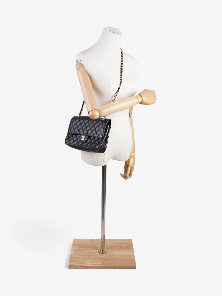 Chanel Classic Double Flap Black Caviar Leather Small Image 2