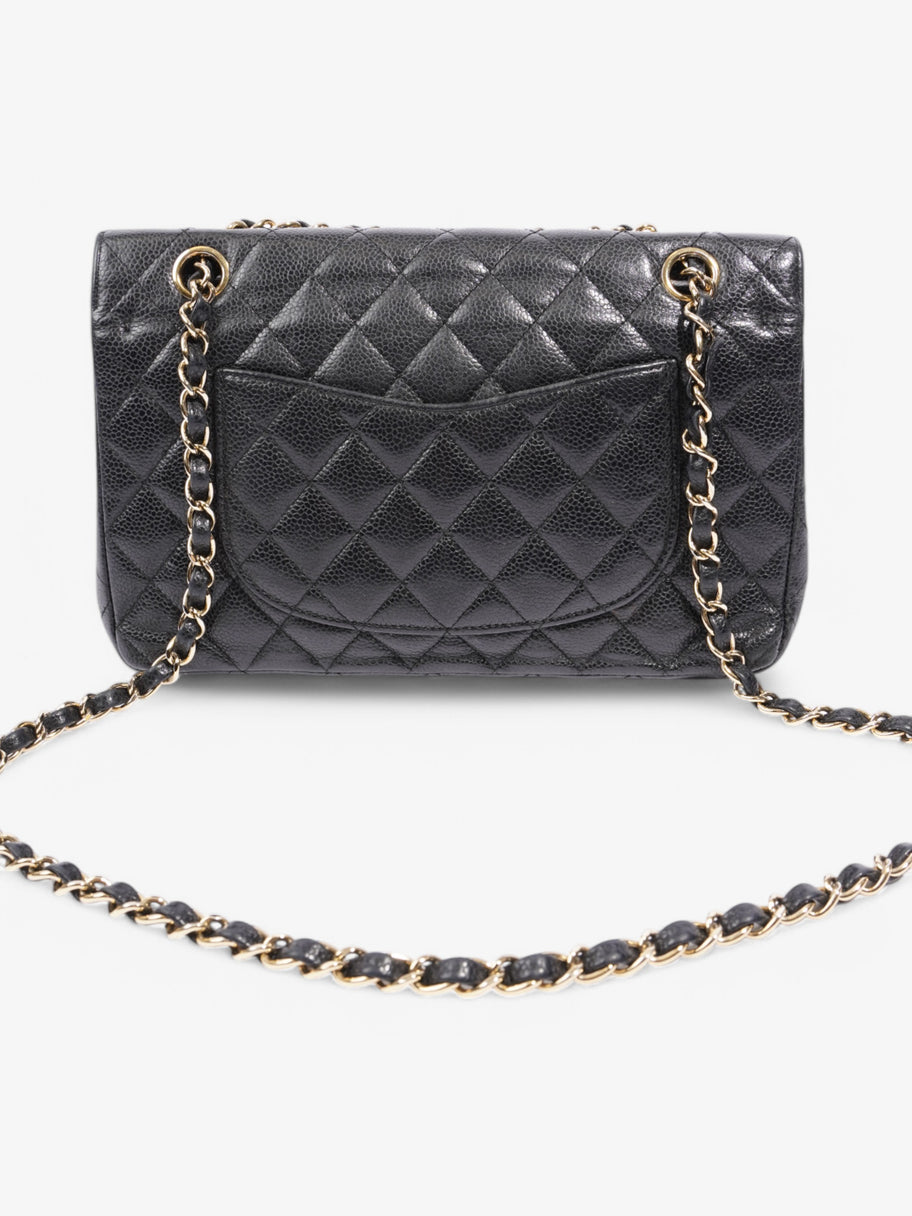 Chanel Classic Double Flap Black Caviar Leather Small Image 4