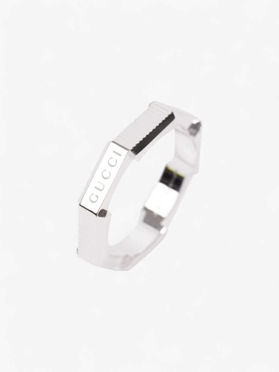 Gucci Link To Love Ring White White Gold 12 (52mm) Image 5