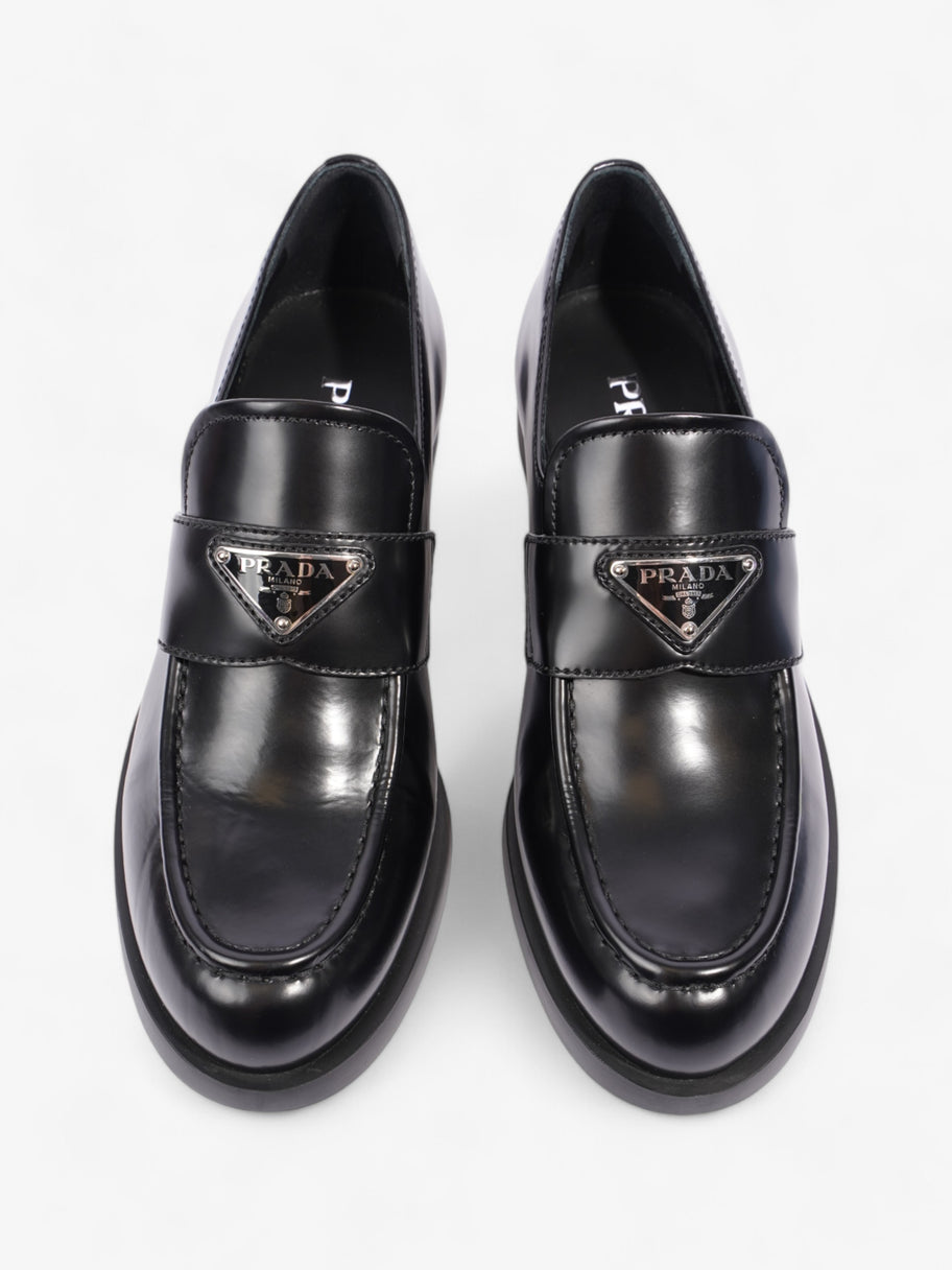Prada Ritch Erani Loafer Black Leather EU 37.5 UK 4.5 Image 8