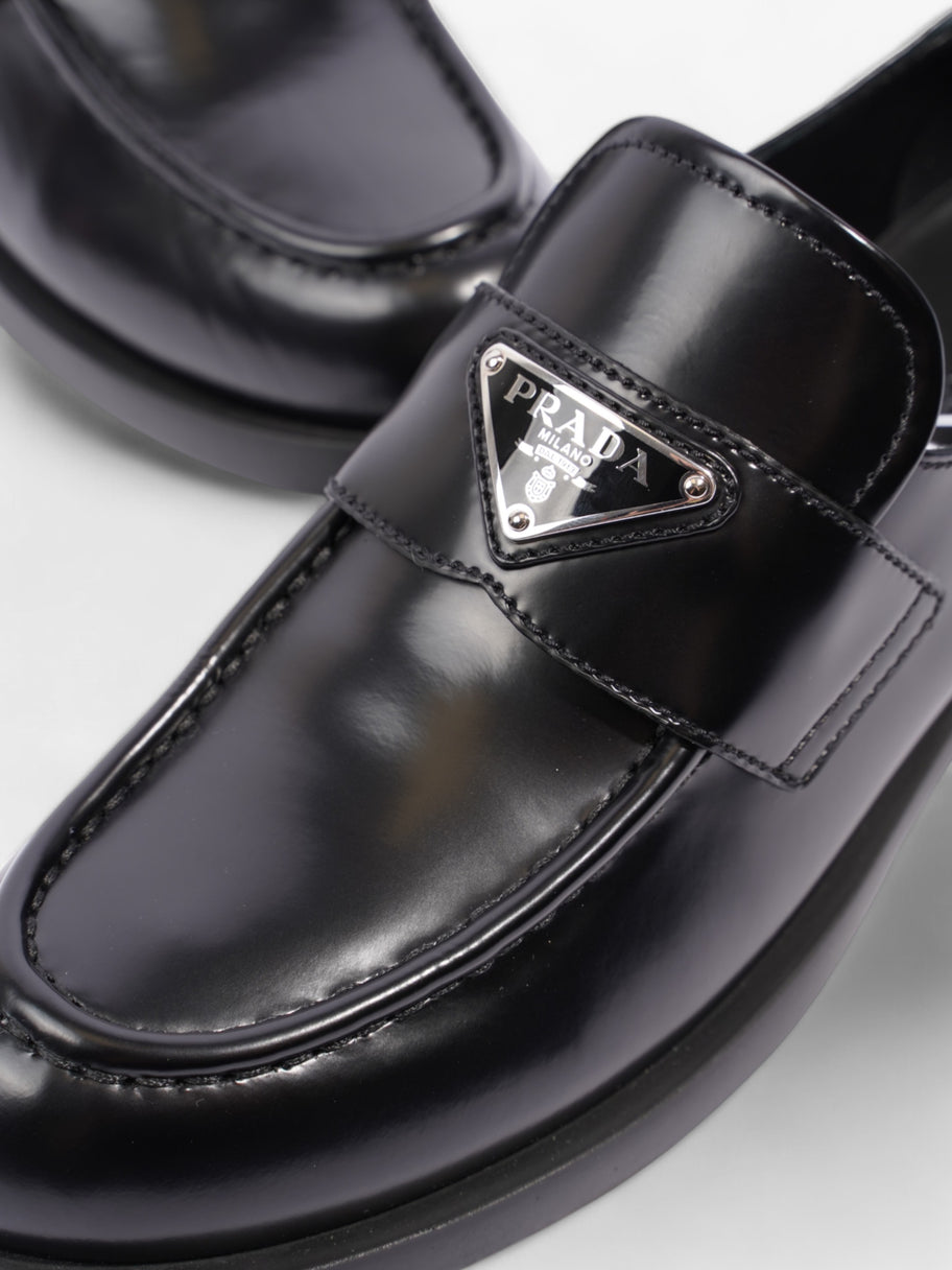 Prada Ritch Erani Loafer Black Leather EU 37.5 UK 4.5 Image 9